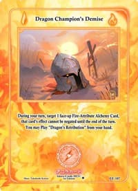 Dragon Champion's Demise - Eternal Echoes [1st Edition] - Akora TCG card