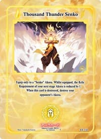 Thousand Thunder Senko - Eternal Echoes [1st Edition] - Akora TCG card