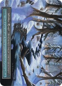 Winter River (Foil) (Box Topper) - Alpha - Sorcery: Contested Realm card