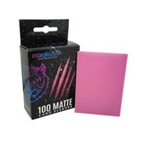 Standard Matte Sleeves - Dark Pink / Luna (100-Pack) - Prismatic Defender Card Sleeves - Card Sleeves card