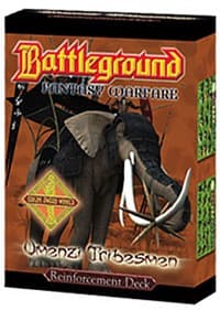 Battleground Fantasy Warfare: Umezi Tribesmen Reinforcement Deck - Your Move Games - Boardgames card