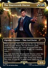 The Fourteenth Doctor - Secret Lair Drop Series - Magic: The Gathering card