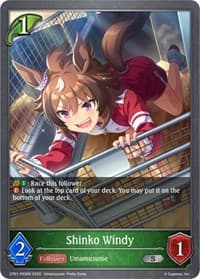 Shinko Windy - P03EN (Foil) - CP01: Umamusume: Pretty Derby - Shadowverse: Evolve card