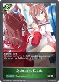 Systematic Squats - P05EN (Foil) - CP01: Umamusume: Pretty Derby - Shadowverse: Evolve card