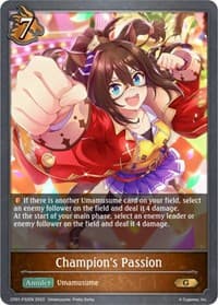 Champion's Passion - P32EN (Foil) - CP01: Umamusume: Pretty Derby - Shadowverse: Evolve card
