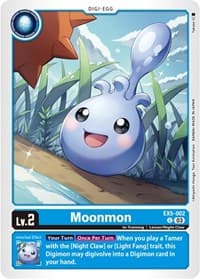 Moonmon - Animal Colosseum - Digimon Card Game card