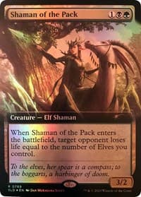 Shaman of the Pack (Extended Art) - Secret Lair Drop Series - Magic: The Gathering card