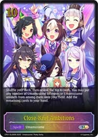 Close-Knit Ambitions (SL) - CP01: Umamusume: Pretty Derby - Shadowverse: Evolve card