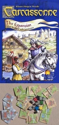 Carcassonne: Inns and Cathedrals Expansion - Rio Grande - Boardgames card