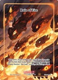 Rain of Fire (Full Art) - Eternal Echoes [1st Edition] - Akora TCG card