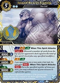 Island Bearer Francis (Finalist Card Set Vol. 3) - Launch & Event Promos - Battle Spirits Saga card