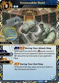 Honorable Duel (Finalist Card Set Vol. 3) - Launch & Event Promos - Battle Spirits Saga card