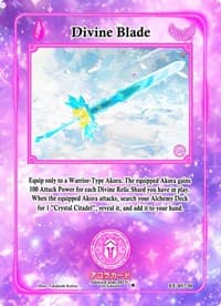 Divine Blade (Holo) - Eternal Echoes [1st Edition] - Akora TCG card