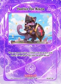 Justice for Kuzu (Holo) - Eternal Echoes [1st Edition] - Akora TCG card