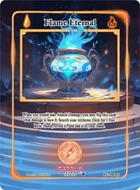 Flame Eternal (Extended Art) - Eternal Echoes [1st Edition] - Akora TCG card