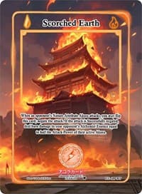 Scorched Earth (Extended Art) - Eternal Echoes [1st Edition] - Akora TCG card