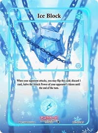 Ice Block (Extended Art) - Eternal Echoes [1st Edition] - Akora TCG card