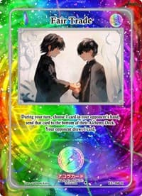 Fair Trade (Holo) - Eternal Echoes [1st Edition] - Akora TCG card