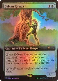 Sylvan Ranger (Extended Art) - Secret Lair Drop Series - Magic: The Gathering card