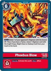 Phoebus Blow - Animal Colosseum - Digimon Card Game card