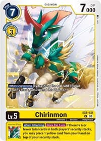 Chirinmon - Animal Colosseum - Digimon Card Game card