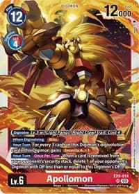 Apollomon - Animal Colosseum - Digimon Card Game card