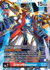 GraceNovamon (Textured) - Animal Colosseum - Digimon Card Game card