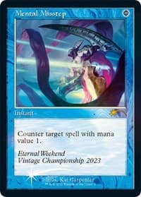 Mental Misstep (Retro Frame) (Eternal Weekend 2023 Promo) - Unique and Miscellaneous Promos - Magic: The Gathering card