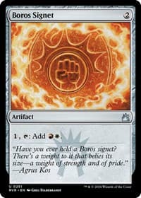 Boros Signet - Ravnica Remastered - Magic: The Gathering card
