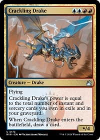 Crackling Drake - Ravnica Remastered - Magic: The Gathering card