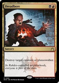 Dreadbore - Ravnica Remastered - Magic: The Gathering card