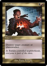Dreadbore (Retro Frame) - Ravnica Remastered - Magic: The Gathering card