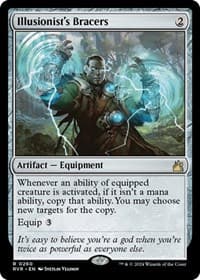 Illusionist's Bracers - Ravnica Remastered - Magic: The Gathering card