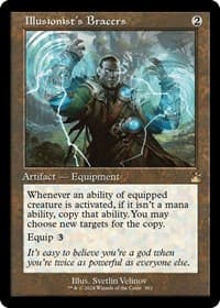 Illusionist's Bracers (Retro Frame) - Ravnica Remastered - Magic: The Gathering card
