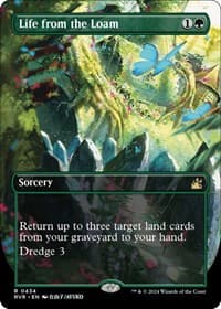 Life from the Loam (Anime Borderless) - Ravnica Remastered - Magic: The Gathering card