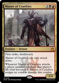 Master of Cruelties - Ravnica Remastered - Magic: The Gathering card