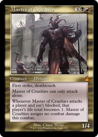 Master of Cruelties (Retro Frame) - Ravnica Remastered - Magic: The Gathering card