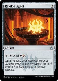 Rakdos Signet - Ravnica Remastered - Magic: The Gathering card