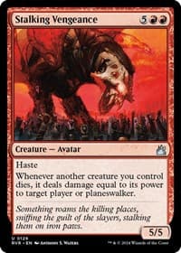 Stalking Vengeance - Ravnica Remastered - Magic: The Gathering card