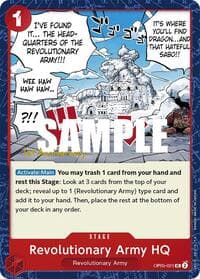 Revolutionary Army HQ - Awakening of the New Era: 1st Anniversary Tournament Cards - One Piece Card Game card