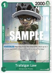 Trafalgar Law (027) - Awakening of the New Era: 1st Anniversary Tournament Cards - One Piece Card Game card