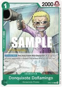 Donquixote Doflamingo (028) - Awakening of the New Era: 1st Anniversary Tournament Cards - One Piece Card Game card