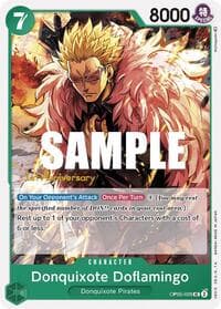 Donquixote Doflamingo (029) - Awakening of the New Era: 1st Anniversary Tournament Cards - One Piece Card Game card
