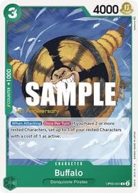 Buffalo - Awakening of the New Era: 1st Anniversary Tournament Cards - One Piece Card Game card