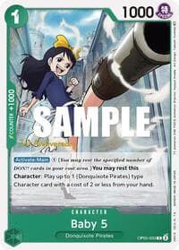 Baby 5 (033) - Awakening of the New Era: 1st Anniversary Tournament Cards - One Piece Card Game card