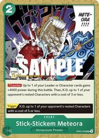 Stick-Stickem Meteora - Awakening of the New Era: 1st Anniversary Tournament Cards - One Piece Card Game card