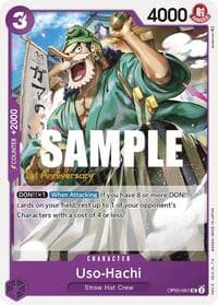 Uso-Hachi - Awakening of the New Era: 1st Anniversary Tournament Cards - One Piece Card Game card