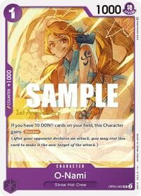 O-Nami - Awakening of the New Era: 1st Anniversary Tournament Cards - One Piece Card Game card