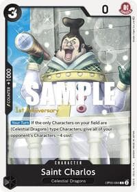 Saint Charlos - Awakening of the New Era: 1st Anniversary Tournament Cards - One Piece Card Game card