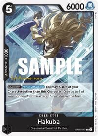 Hakuba - Awakening of the New Era: 1st Anniversary Tournament Cards - One Piece Card Game card